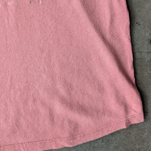 Spiritual Gangster Rose Pink Gold Metallic Graphic Muscle Tank small - Picture 3 of 5